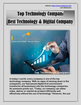 Top Technology Company | Best Technology & Digital Company