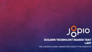 kickstarter and Technology marketing agency - Joopio
