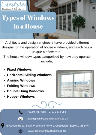 Types of Windows in a House