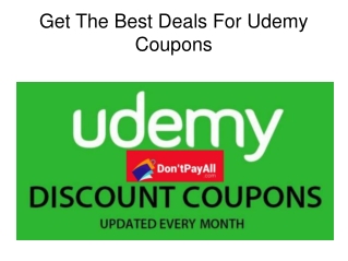 Udemy Coupon