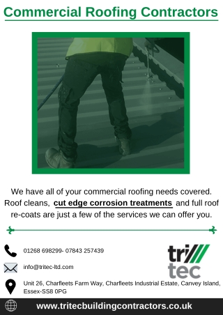 Commercial Roofing Contractors | Commercial Roofing Cleaning Services
