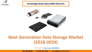 Next Generation Data Storage Market Size- KBV Research