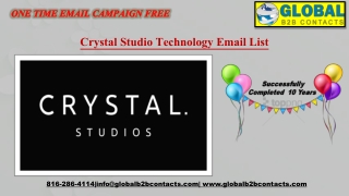 Crystal Studio Technology Email List