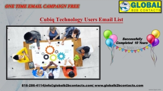 Cubiq Technology Users Email List