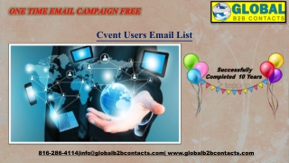 Cvent Users Email List