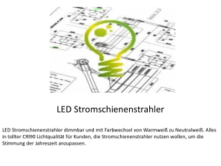 LED Stromschienenstrahler