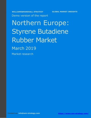 WMStrategy Demo Northern Europe SBR Market March 2019