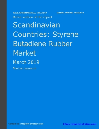 WMStrategy Demo Scandinavian Countries SBR Market March 2019