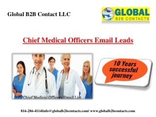 Chief Medical Officers Email Leads