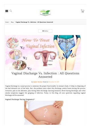 Vag*inal Discharge