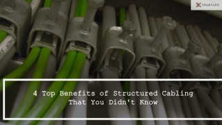 4 Top Benefits of Structured Cabling That You Didn't Know