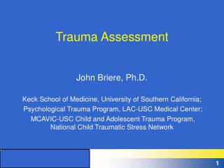 Trauma Assessment