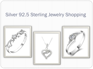 Silver 92.5 Sterling Shopping Store