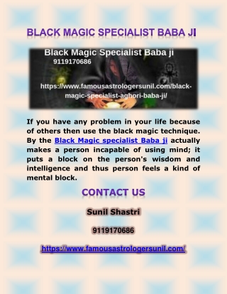Black Magic Specialist Baba ji