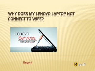 Why does my Lenovo laptop not connect to Wi-Fi?