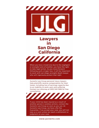 Personal Injury Lawyer San Diego CA