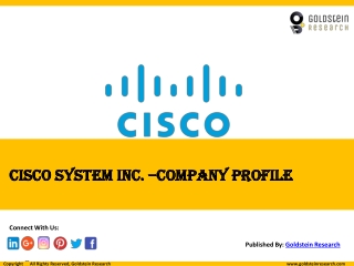 Cisco System Inc.-Company Profile