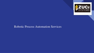 Robotic Process Automation Services