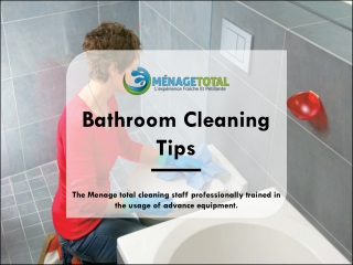 Bathroom Cleaning Tips