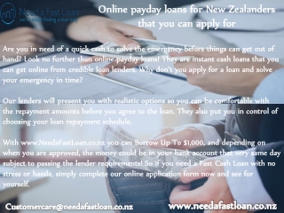Loans for New Zealanders that you can apply for