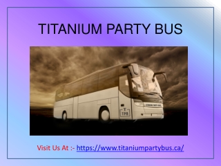 Toronto Party Bus Rentals