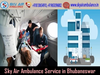 Utilize Dedicated Air Ambulance Service in Bhubaneswar