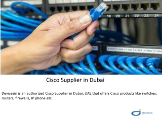 Cisco Supplier in Dubai