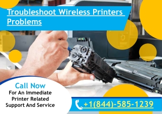 Troubleshoot wireless printers problems