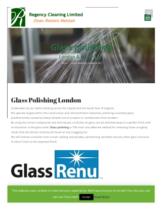 Glass Scratch Repair Glass Polishing London - Regencycleaning