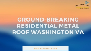 Residential Metal Roofing | Patented Roof Ventilation System | Alpha Rain