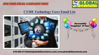 CYME Technology Users Email List