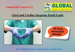 Chest and Cardiac Surgeons Email Leads