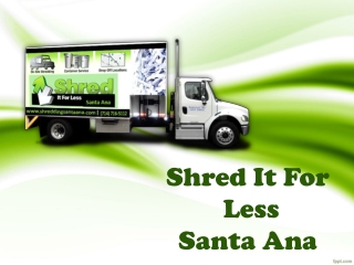 Mobile Document Shredder Company