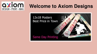 Brochure Printing Services Los Angeles | Axiom Designs & Printing