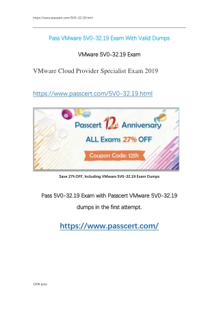 VMware 5V0-32.19 Exam Dumps
