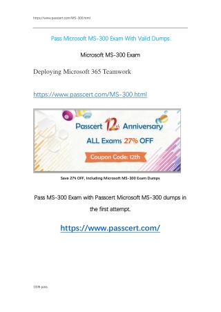 Microsoft MS-300 Exam Dumps