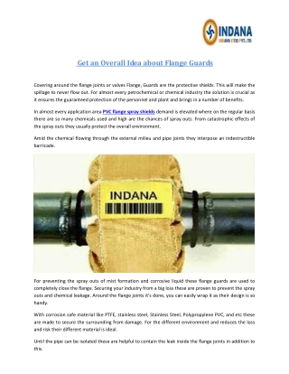 Get an Overall Idea about Flange Guards