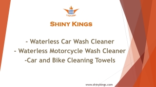 What is Waterless Car Wash