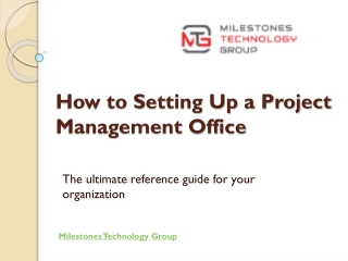How to Setting Up a Project Management Office