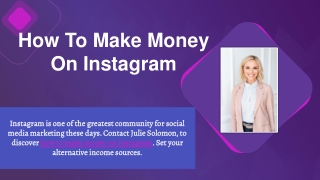 How To Make Money On Instagram