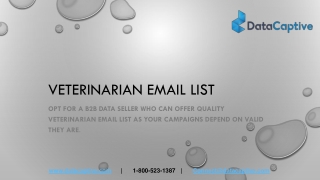 Where can I find country wise targeted Veterinarian Email Database?