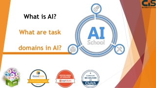 What is artificial intelligence? What are task domains in AI?