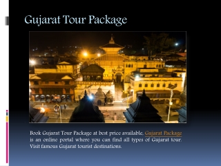 Gujarat Tour Package
