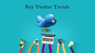 Pay for Trend on Twitter