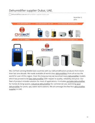 Dehumidifier supplier Dubai, UAE. #bestdehumidifier #dehumidifiersupplierinuae #buydehumidifier