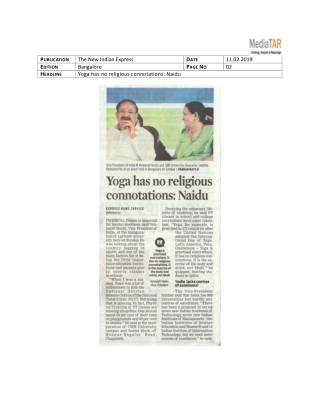 CMR the New Indian Express PG02 11 February 2019
