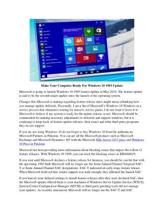 get an idea of the latest Windows 10 price in Pakistan