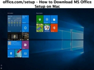 office.com/setup - Activate MS Office Setup on Mac