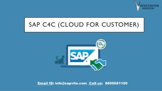 SAP C4C PPT | SAP C4C Training Material