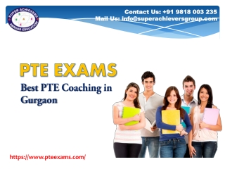 Best coaching for PTE preparation in Gurgaon